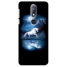Чохол для Нокіа 7.1 - (Єдинорожки - Новинки) (AlphaPrint) (Єдиноріг)