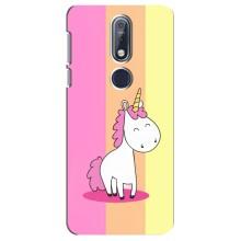 Чехол Unicorn на Nokia 7 2018, 7.1 (Радужный Единорог)