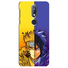 Купить Чехлы на телефон с принтом Anime для Нокиа 7.1 (Naruto Vs Sasuke)