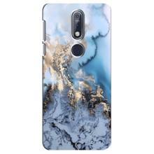 Мраморний чехол на Nokia 7 2018, 7.1 (VPrint) (Ніжний мрамор)