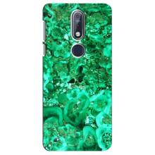 Мраморний чехол на Nokia 7 2018, 7.1 (VPrint) (Салатовий Мрамор)