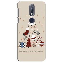 Різдвяні Чохли для Nokia 7 2018, 7.1 (VPrint) (Merry Christmas)