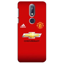 Силиконовые Чехлы принт Футбол на Nokia 7 2018, 7.1 (Man United)