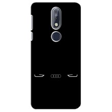 Силиконовый бампер с картинкой машины на Nokia 7 2018, 7.1 (Силует Audi)