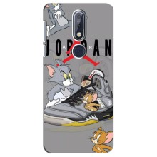 Силиконовый Чехол Nike Air Jordan на Нокиа 7.1 – Air Jordan