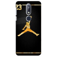 Силиконовый Чехол Nike Air Jordan на Нокиа 7.1 (Джордан 23)