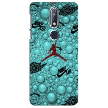 Силиконовый Чехол Nike Air Jordan на Нокиа 7.1 (Джордан Найк)