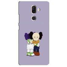 Чехлы для Nokia 7 Plus - Bearbrick Louis Vuitton (PREMIUMPrint) (Дружба Беарбрик)