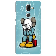 Чехлы для Nokia 7 Plus - Bearbrick Louis Vuitton (PREMIUMPrint) (Плач Bearbrick)