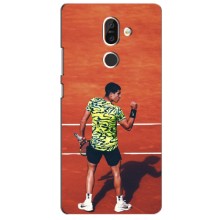 Чохли з прінтом Спортивна тематика для Nokia 7 Plus – Алькарас Тенісист