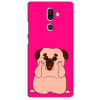 Чехол (ТПУ) Милые собачки для Nokia 7 Plus (Веселый Мопсик)