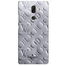 Текстурный Чехол Louis Vuitton для Нокиа 7 Плюс – Белый ЛВ