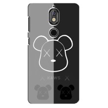 Чехлы для Nokia 7 - Bearbrick Louis Vuitton (PREMIUMPrint) (БеарБрик глаза)