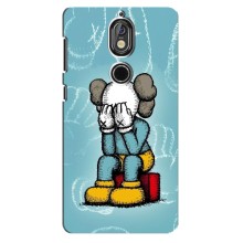 Чехлы для Nokia 7 - Bearbrick Louis Vuitton (PREMIUMPrint) (Плач Bearbrick)