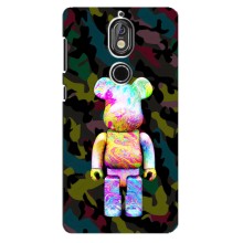 Чехлы для Nokia 7 - Bearbrick Louis Vuitton (PREMIUMPrint) (Яркий Bearbrick)