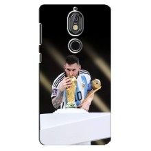 Чехлы Лео Месси Аргентина для Nokia 7 (Кубок Мира)