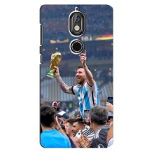 Чехлы Лео Месси Аргентина для Nokia 7 (Месси король)