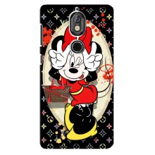 Чехол Disney Mouse Nokia 7 (PREMIUMPrint) (Минни peace)