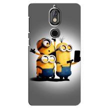 Чехол для Ребёнка на Нокиа 7 (VPrint) (Три миньона)