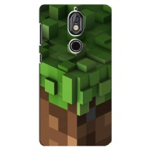 Чохол Майнкрафт на Nokia 7 (AlphaPrint) Minecraft – текстура Майнкрафт