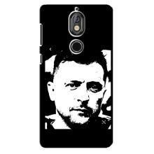 Чехол для Nokia 7 (AlphaPrint - с принтом Зеленского) – Зеленский АРТ
