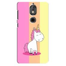 Чохол Unicorn на Nokia 7 (Яскравий Єдинорог)