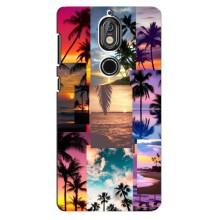Силиконовый чехол с КАРТИНКАМИ лето для Nokia 7 (AlphaPrint) – Летний отпуск
