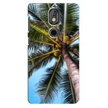 Силиконовый чехол с КАРТИНКАМИ лето для Nokia 7 (AlphaPrint) – Пальма