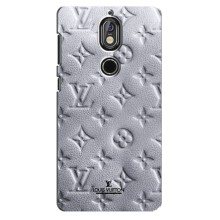 Текстурный Чехол Louis Vuitton для Нокиа 7 – Белый ЛВ