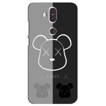 Чехлы для Nokia 8.1 , Nokia 8 2018 - Bearbrick Louis Vuitton (PREMIUMPrint) (БеарБрик глаза)