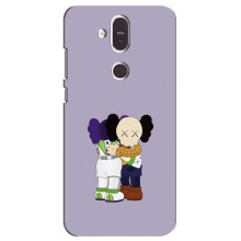 Чехлы для Nokia 8.1 , Nokia 8 2018 - Bearbrick Louis Vuitton (PREMIUMPrint) (Дружба Беарбрик)