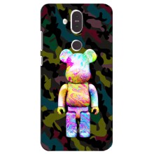 Чехлы для Nokia 8.1 , Nokia 8 2018 - Bearbrick Louis Vuitton (PREMIUMPrint) (Яркий Bearbrick)