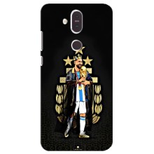 Чехлы для Nokia 8.1 , Nokia 8 2018 (Leo чемпион) (AlphaPrint) (Месси Король)
