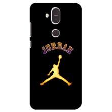 Чохли для Nokia 8.1 , Nokia 8 2018 - з картинкою JORDAN (AlphaPrint) – Jordan Gold