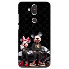 Чехол Disney Mouse Nokia 8.1 , Nokia 8 2018 (PREMIUMPrint) (Семья Маусов)