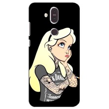 Чехол с печатью для Nokia 8.1 , Nokia 8 2018 - (Мода) (AlphaPrint) (Девочка в тату)