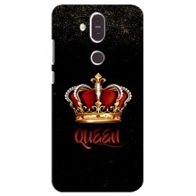 Чехол с Короной Нокиа 8.1 - (AlphaPrint) (Корона короля)