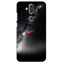 Чехол для Nokia 8.1 , Nokia 8 2018 - с принтом Найк (AlphaPrint) (Найк красный)