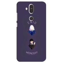 Чехлы Венсдей на Nokia 8.1 , Nokia 8 2018 Уэнсдей (AlphaPrint) (Уэнздей и подруга)