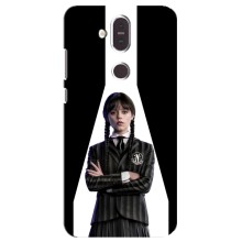 Чехлы Венсдей на Nokia 8.1 , Nokia 8 2018 Уэнсдей (AlphaPrint) (W-Wednesday)