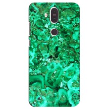 Мраморный чехол на Nokia 8.1 , Nokia 8 2018 (VPrint) (Салатный Мрамор)