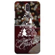 Рождественские Чехлы для Nokia 8.1 , Nokia 8 2018 (VPrint) (Елочка узорная)