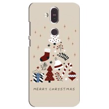 Рождественские Чехлы для Nokia 8.1 , Nokia 8 2018 (VPrint) (Merry Christmas)