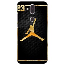 Силиконовый Чехол Nike Air Jordan на Нокиа 8.1 – Джордан 23