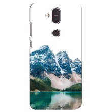 Силиконовый чехол с КАРТИНКАМИ лето для Nokia 8.1 , Nokia 8 2018 (AlphaPrint) (Гори)