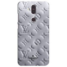 Текстурный Чехол Louis Vuitton для Нокиа 8.1 – Белый ЛВ