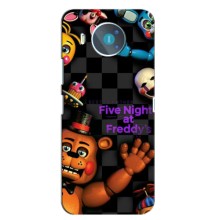 Чехлы Пять ночей с Фредди для Нокиа 8.3 (Freddy's)
