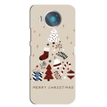 Рождественские Чехлы для Nokia 8.3 (VPrint) (Merry Christmas)