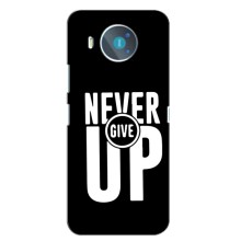 Силиконовый Чехол на Nokia 8.3 с картинкой Nike (Never Give UP)