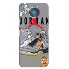 Силиконовый Чехол Nike Air Jordan на Нокиа 8.3 (Air Jordan)